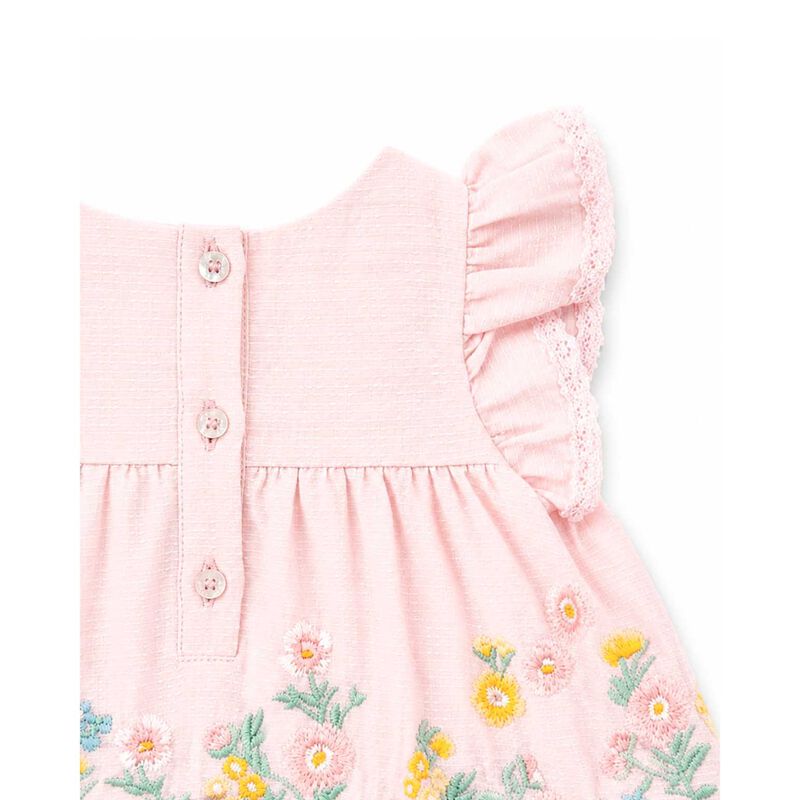B&eacute;b&eacute; Pia Embroidered Overlay Bodysuit image number 3